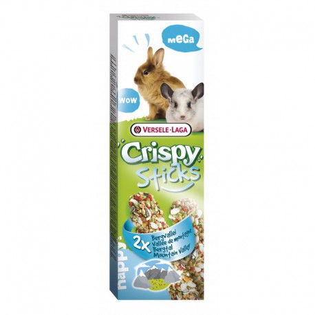 Mega Sticks Konijnen-Chinchilla's "Bergvallei" 2 st crispy