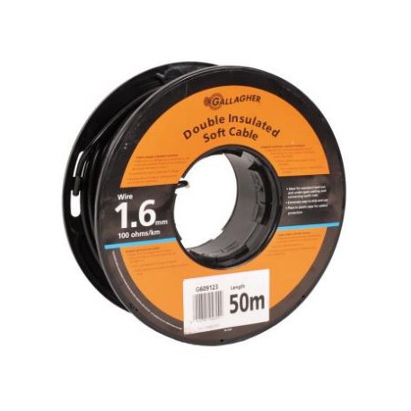 Grondkabel 1,6mm 50m/rol 100Ohm/1km Gallagher