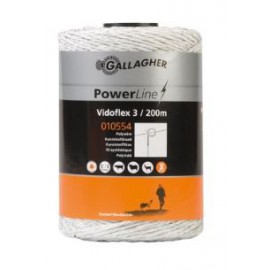 Vidoflex 3 Powerline (wit, 200 meter) Gallagher