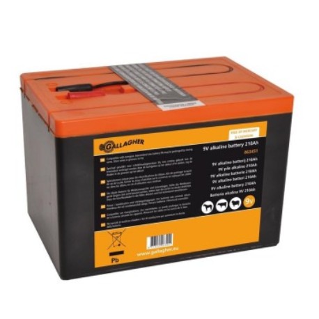 Powerpack batterij (9V, 210Ah) Gallagher