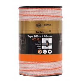 TurboLine lint 40 mm (wit, 200 meter) Gallagher