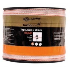 TurboLine lint 20mm (wit, 200 meter) Gallagher