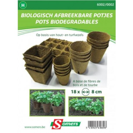 Turfpotjes 18st Somers