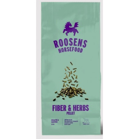 RHF Fiber & herbs pellet 20kg Roosens